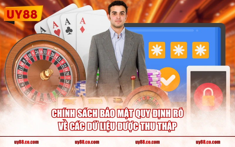 Chính sách bảo mật quy định rõ về các dữ liệu được thu thập