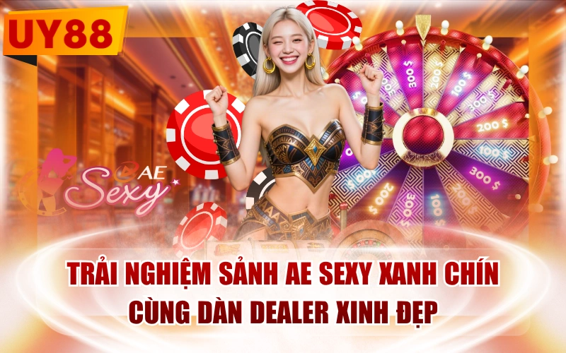 Trải Nghiệm Sảnh AE Sexy Xanh Chín Cùng Dàn Dealer Xinh Đẹp